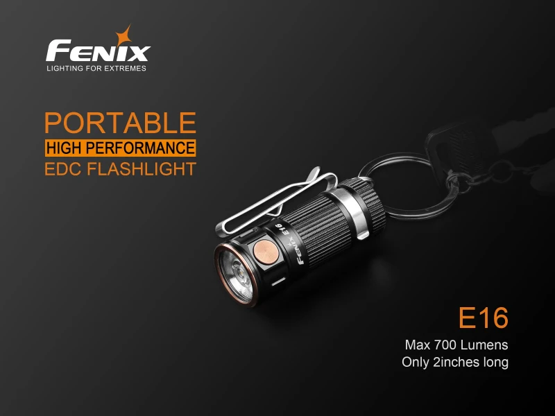 2018 Новый FENIX E16 Cree XP-L HI нейтральный белый светодиод Max 700 люмен 16340/CR123A
