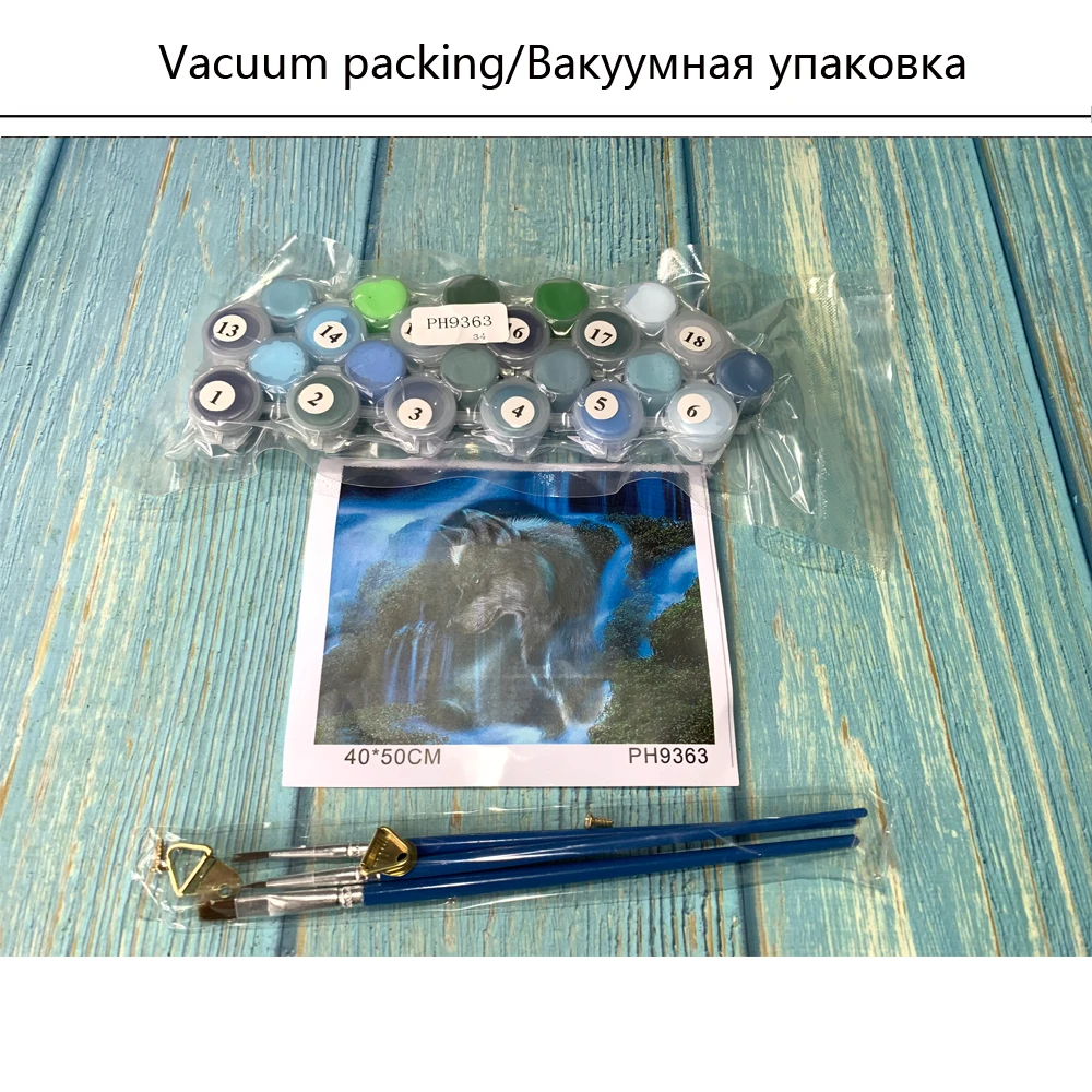CHUNXIA Рамка DIY живопись по номерам леди и виолончель Акриловая картина