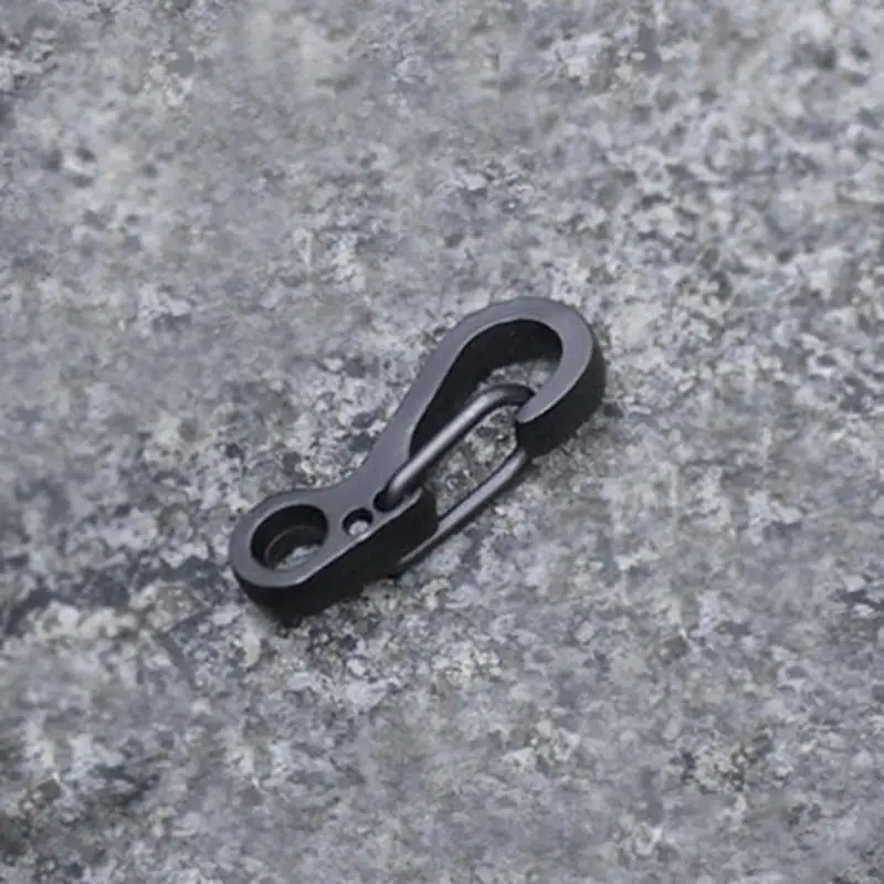 1pcs Mini Carabiners Spring Backpack Clasps Climbing Accessories EDC Keychain Camping Hooks Paracord Tactical Survival Gear Z70 | Спорт и
