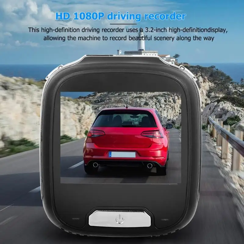 VODOOL H08 Mini 2 дюймов Видеорегистраторы для автомобилей Камера Full HD 1080P Двойной