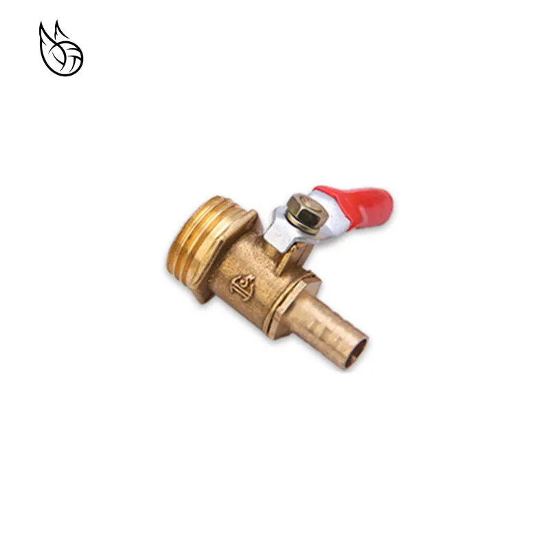 Латунный шаровой клапан с бородкой 4 12 шлангов 1/8 'Ƈ/2'' 1/4 '' коннектор