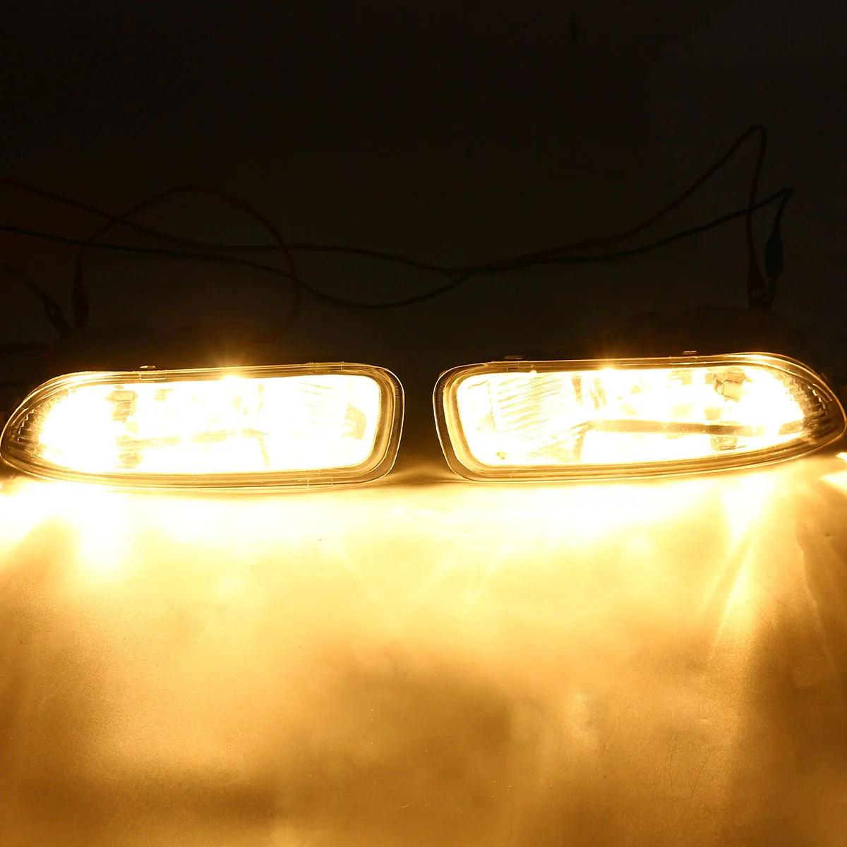 1 пара противотуманный светильник для Toyota Corolla 2003 2004 автомобильный бампер лампа прозрачные линзы с лампой высокая яркость Замена 81200-02060