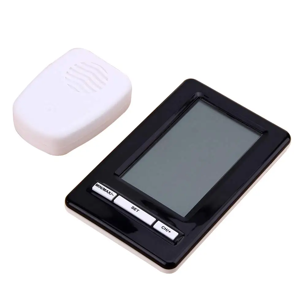 1 шт. беспроводной термометр для помещений и улицы с датчиком цифровые часы офиса