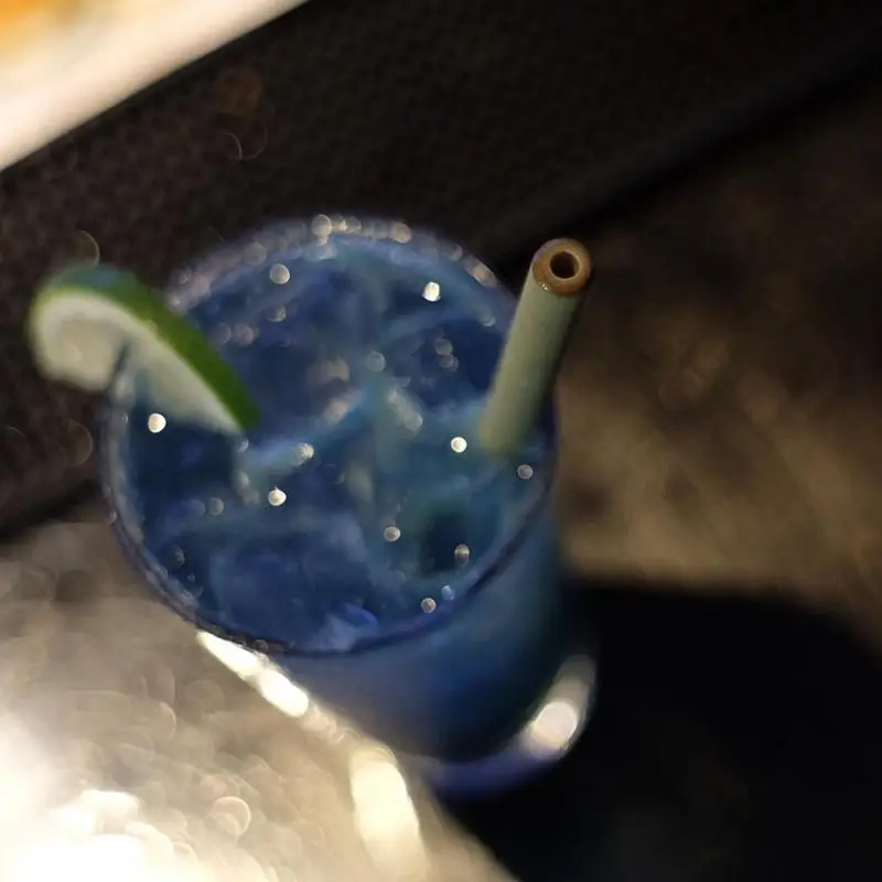 Органическая Бамбуковая трубочка для питья вечеринки дня рождения свадьбы