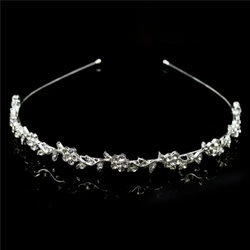 Свадебный Кристальный цветок/украшение на свадьбу тиара корона с жемчугом и