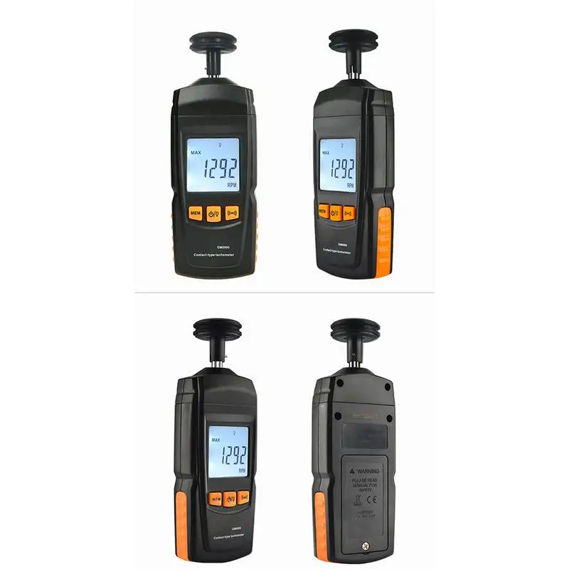 Цифровой тахометр GM8906 измеритель скорости небольшого двигателя с ЖК