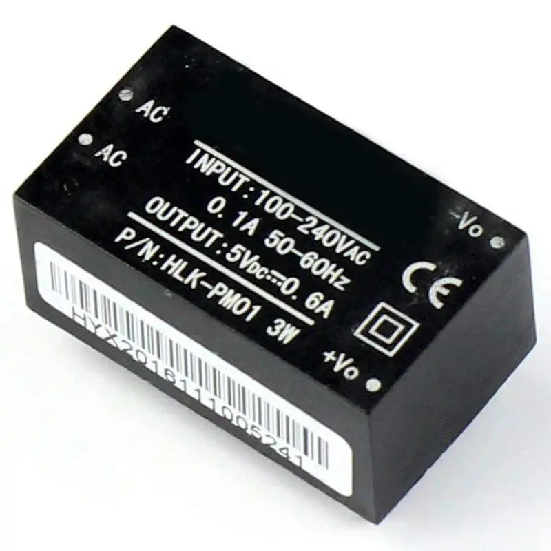 HLK PM01 AC DC 220 В до 5 понижающий модуль питания Интеллектуальный бытовой выключатель