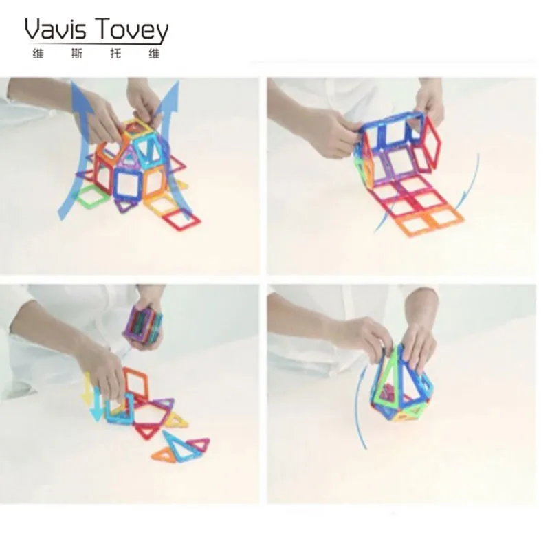 Vavis Tovey для мальчиков и девочек креативные DIY Большие магнитные строительные