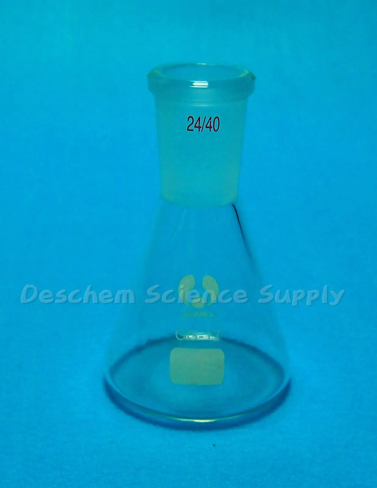 100 мл 24/40 стеклянная фляга Erlenmeyer лабораторная коническая бутылка посуда для