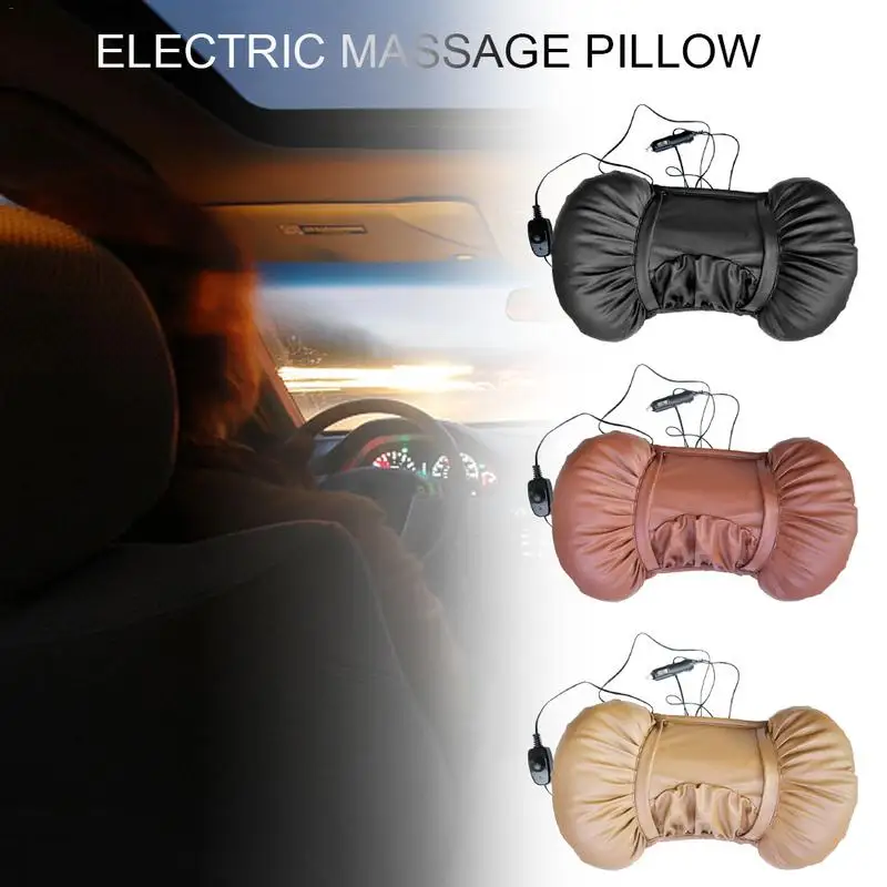 Car Electric Massage Lumbar Cushion Seat Pad Office Chair Home Vibration Universal Pillow For Four Seasons |