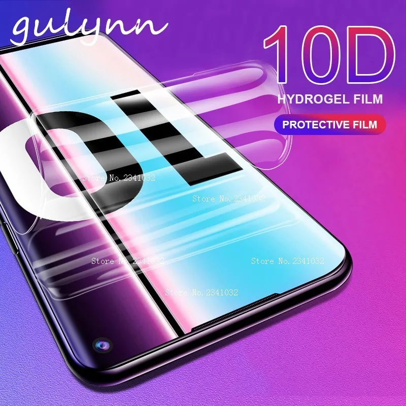 

10D Curved Full Cover Hydrogel Film For Samsung S10 E Plus A 20 30 40 50 M10 A51 Soft Screen Protector For J 4 6 Protective Film