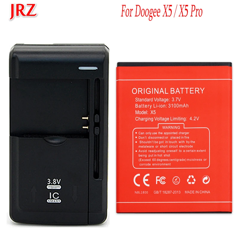 1 партия = 2 шт. аккумулятор 3100 мАч Для Doogee X5 Pro X5S зарядное устройство с внешней