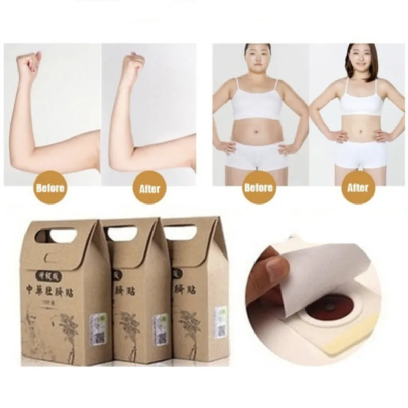 Наклейки на живот для похудения Magnetic Slim Patch, набор из 10 штук, китайское оригинальное изделие, горячий продукт.