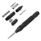 Сверлильный инструмент, автоматический Центральный штифт, пружинный маркировочный инструмент для запуска отверстий, маркер, инструмент для работы по дереву, перфоратор