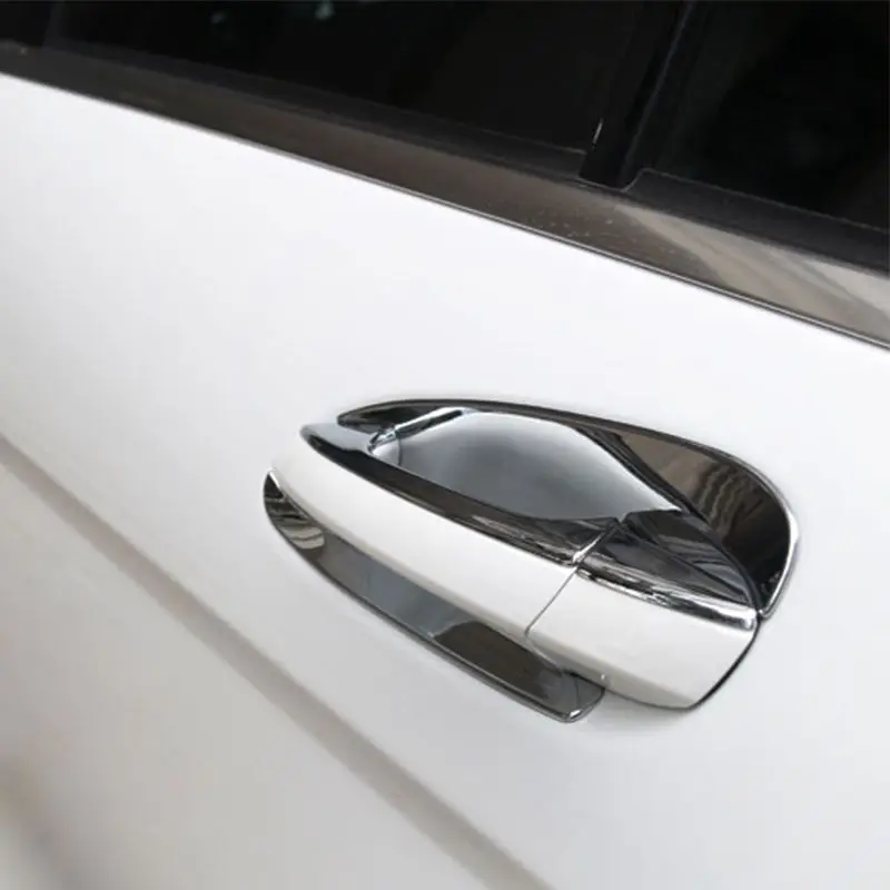 Хромированная Автомобильная дверная ручка отделка Чаша Украшение для Mercedes Benz