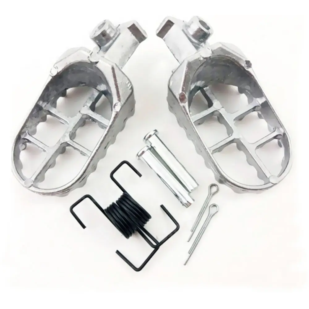 1 пара алюминиевые широкие колышки для мотокросса Подножка Honda CR CRF XR 50 70 80 100