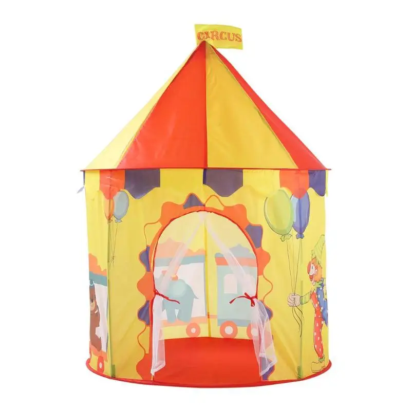 Складная палатка Tipi Prince Princess, складная палатка для детей, мальчиков и девочек, замок Cubby, игровой домик, детские подарки, уличные игрушечные палатки