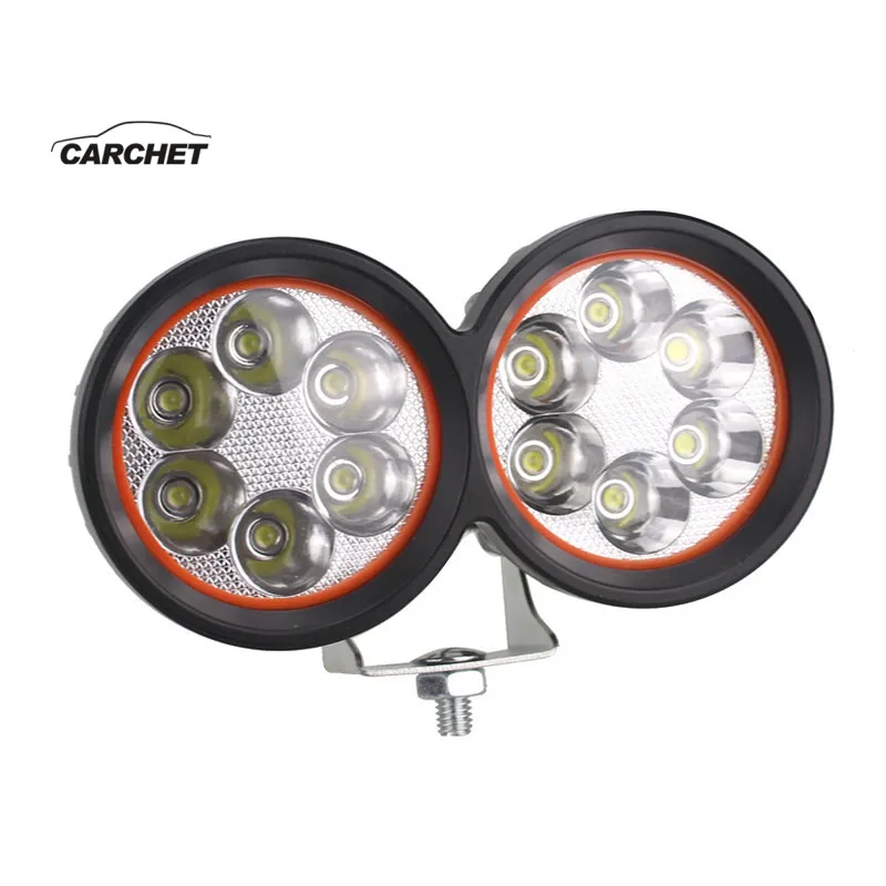 CARCHET DC12 80V водонепроницаемый мотоциклетный прожектор светодиодный фары 12