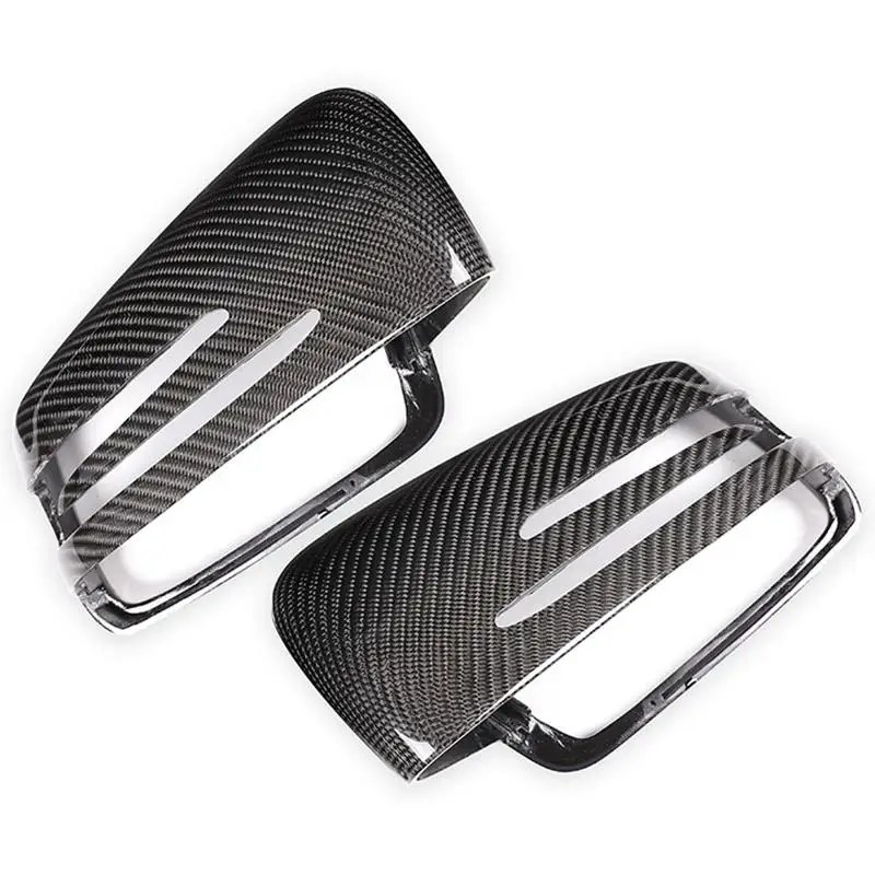 2X Real Carbon For Mercedes Benz A W176 B W246 C W204 E W212 Cla W117 Gla X156 Glk X204 Cls Class W218 Rear View Mirror Cap Co | Автомобили