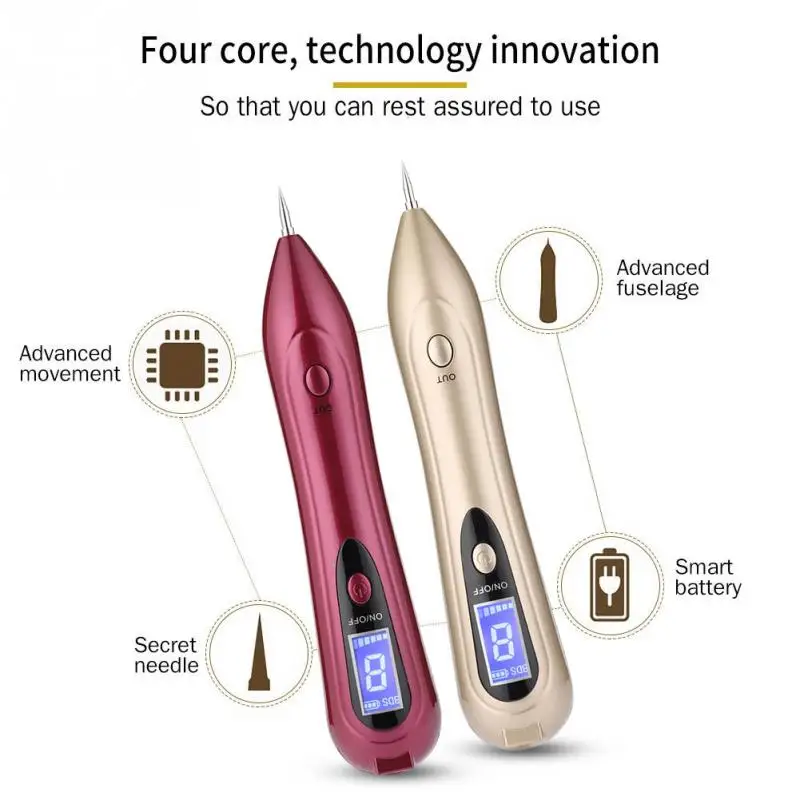 ЖК экран ручка для удаления пятен USB Веснушка точка моль машинка карандаш