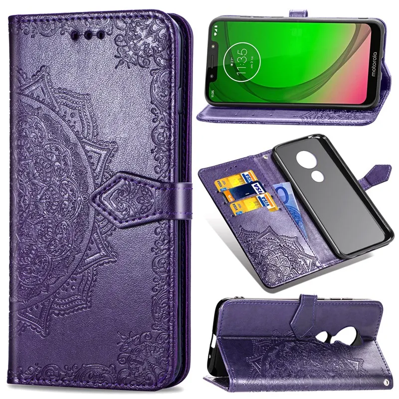 HKKAIS flip case For MOTO G7 Play USA version Bracket Drop-proof Storage Wallet cover | Мобильные телефоны и аксессуары