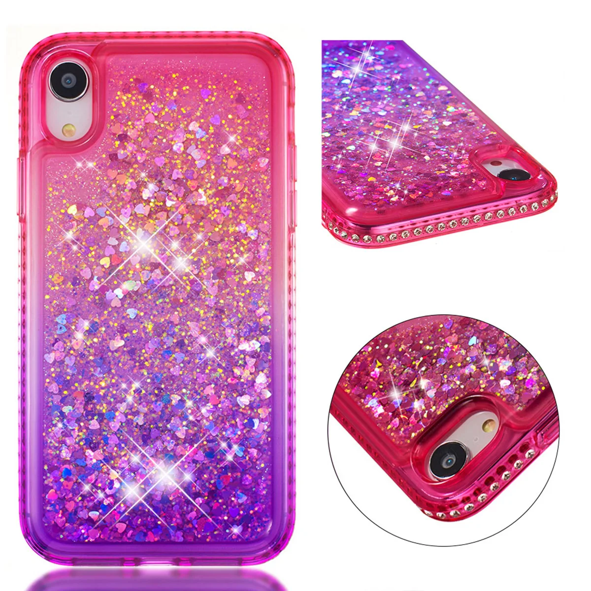 Luxury Phone Case For Iphone 7 8 6 6s Plus X XR Xs Max Cover Glitter Quicksand Soft Silicone Ipodtouch 5 5s SE | Мобильные телефоны