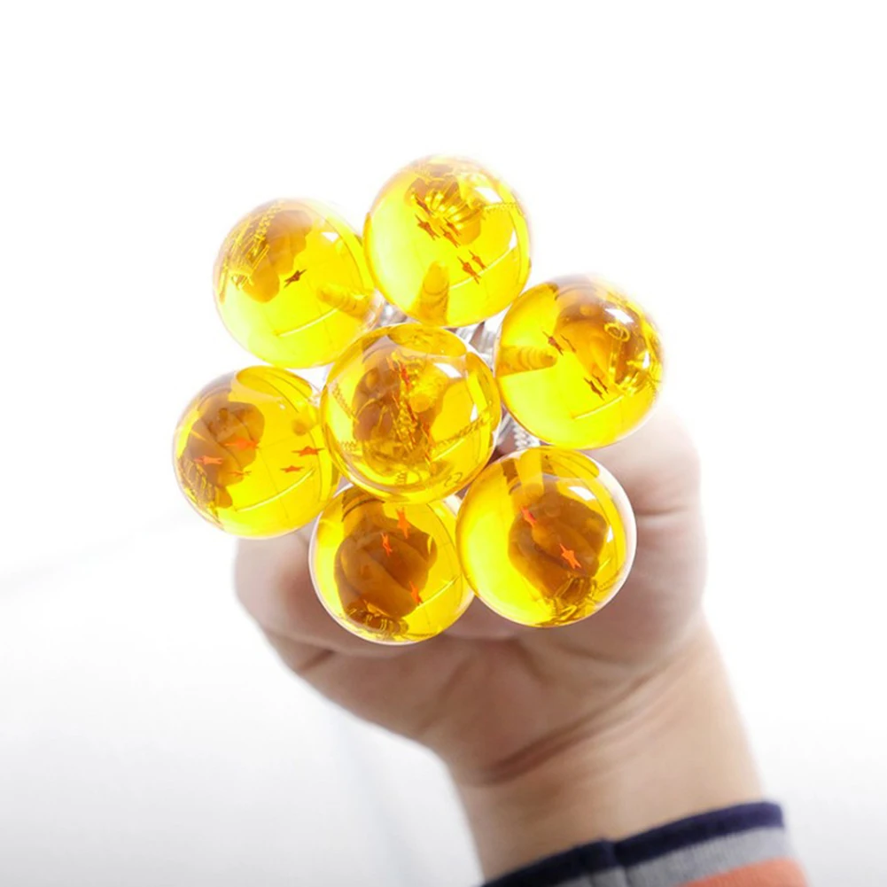 Трендовые круглые брелки с подвеской в виде драконьего шарика 3D 1 7 звезд из смолы