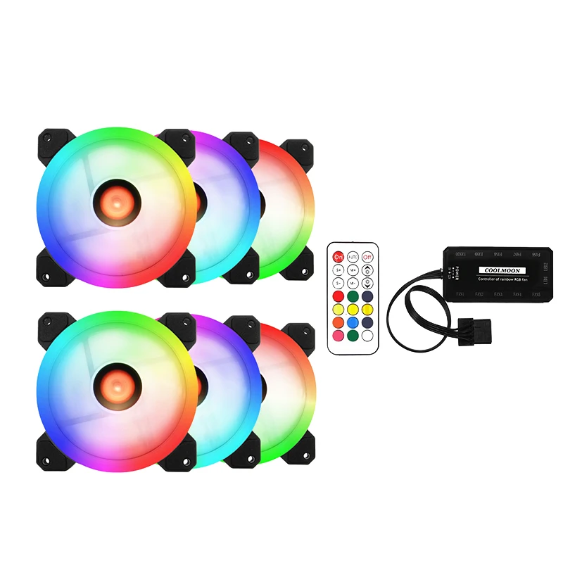 COOLMOON пульт дистанционного управления RGB светодиодный светильник контроллер |