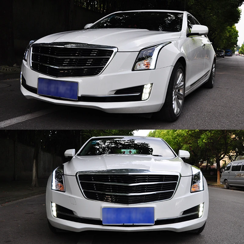 Roadot автомобильный Стайлинг дневной ходовой светильник для Cadillac ATS ATSL Би