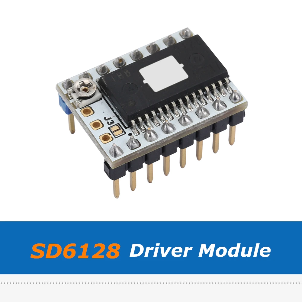 Детали для 3D-принтера 128 Microstep SD6128 V1.1 Stepstick модуль драйвера шагового двигателя с