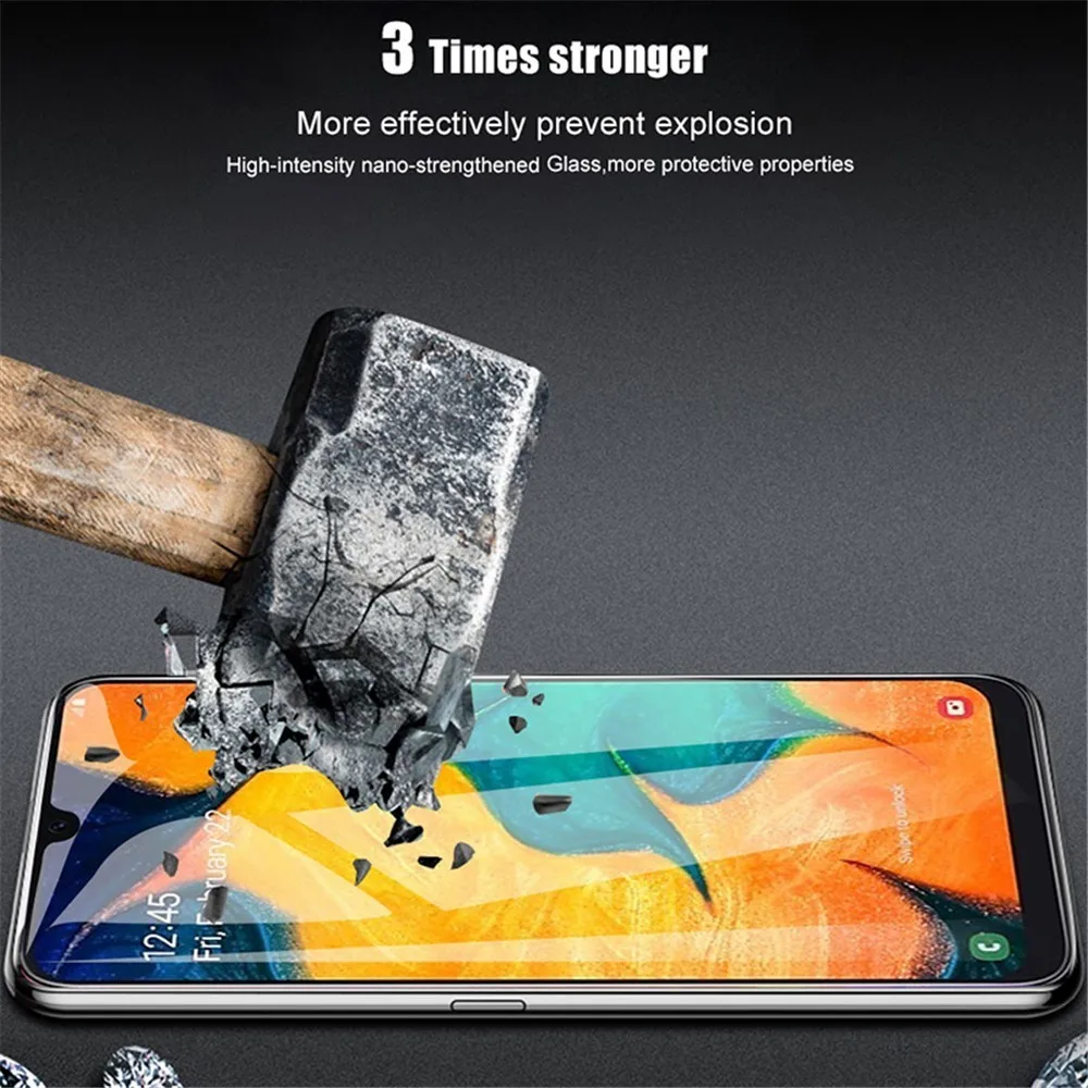 Изогнутое защитное стекло 8D для Samsung A 10 20 30 40 50 60 70 80 90 м 2019 закаленное J2 J4 Core пленка