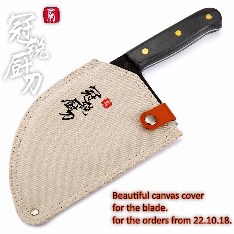 

Кованый нож шеф-повара ручной работы, кованый китайский нож, Профессиональные Кухонные ножи, инструмент для нарезки мяса и овощей