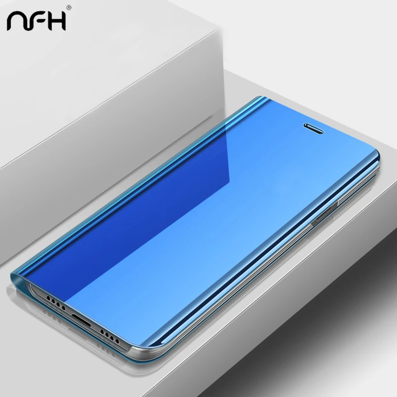 NFH зеркальный Чехол Smart View для Redmi Note 6 Pro 26 ''флип-чехол Xiaomi Кожаный чехол на |