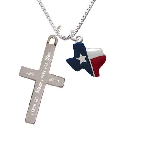 Красный и синий Техас-планы у меня для вас-Подвески с крестом | Украшения