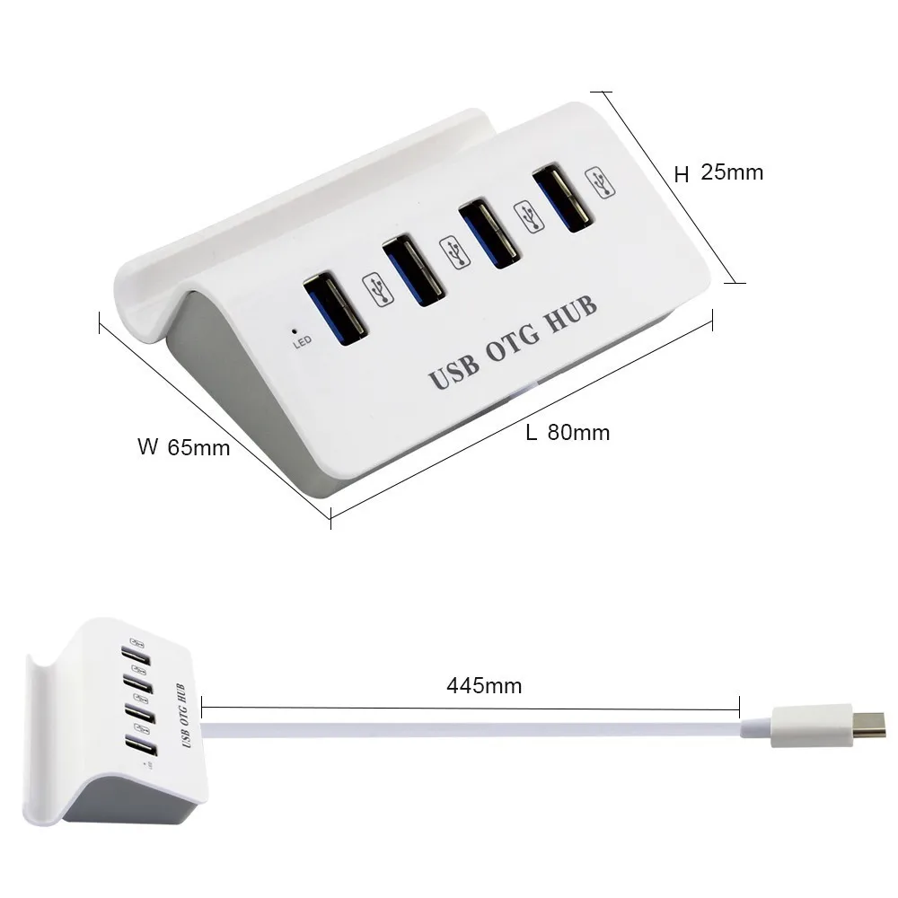 CHYI нескольких usb 3 0 hub 4 адаптера порта сплиттер интерфейс питания постоянного