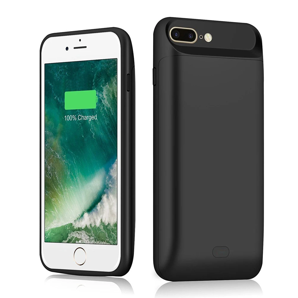 7200 мАч батарея зарядное устройство чехол для iPhone 7 Plus/8 плюс Чехол внешнее