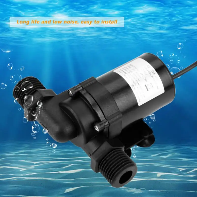 Мини DC безщеточный Водяной насос для солнечного водонагревателя 24V 500