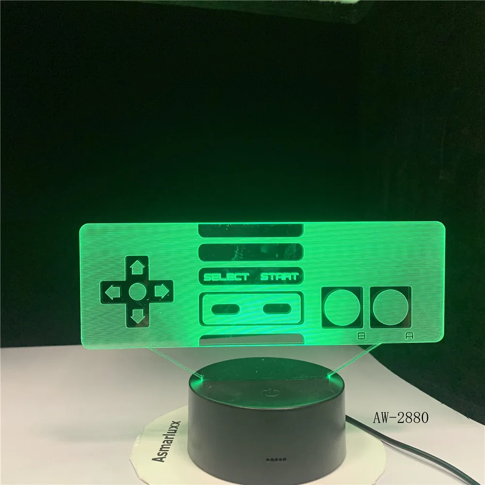 Светодиодная настольная лампа 3D с USB подсветкой 7 цветов|Ночники| |