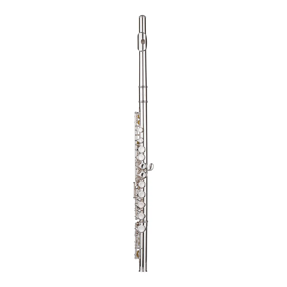 

Muslady духовой инструмент 16 закрытых отверстий Флейта с отверстиями C Ключ концерт флейты Мельхиор с серебряным покрытием