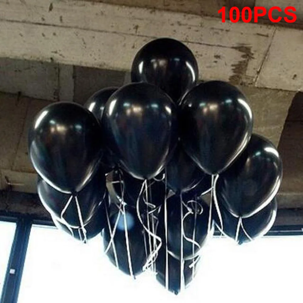 100 шт./лот 10 дюймов Тиффани черные латексные гелиевые воздушные шары для свадьбы