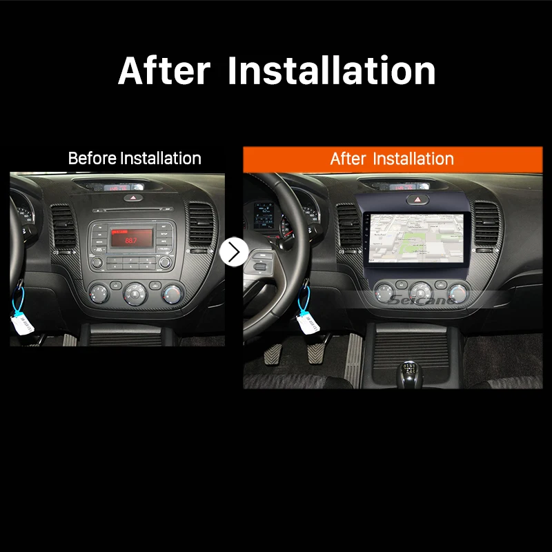Seicane GPS автомобильный 2Din Android 8 1 HD 9 &quotРадио авторадио 4 ядерный стерео