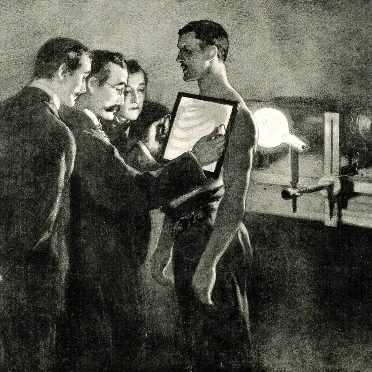 Исследование Mauser Bullet by X Ray 1900 постер Print Science Source (36x24)|Таблички и знаки| |