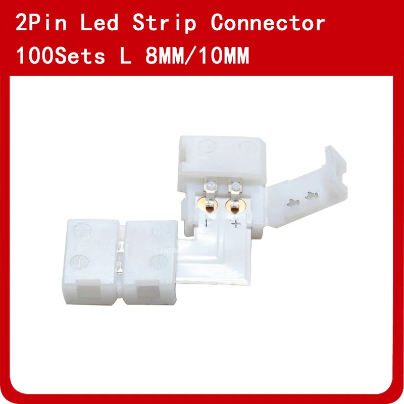 Фото 100 компл./лот 8 мм/10 мм 2 Pin код L Форма PCB светодиодный Разъемы пайки с 2pin зажимы для 100 компл./лот 8 мм/10 мм 2 Pin код L Форма PCB светодиодный Разъемы пайки с 2pin зажимы для