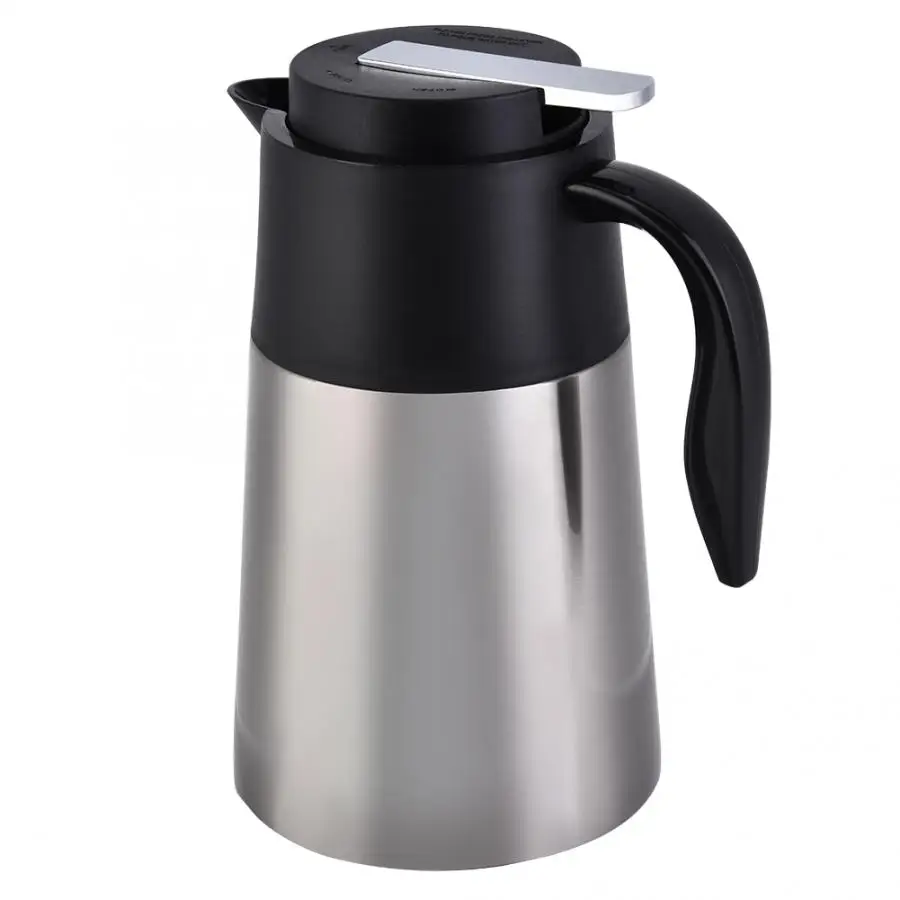1.3L/1.6LVacuum Insulated Water Double Walled Stainless Steel Thermos Pot Jug Vacuum Insulation Milk Coffee | Дом и сад