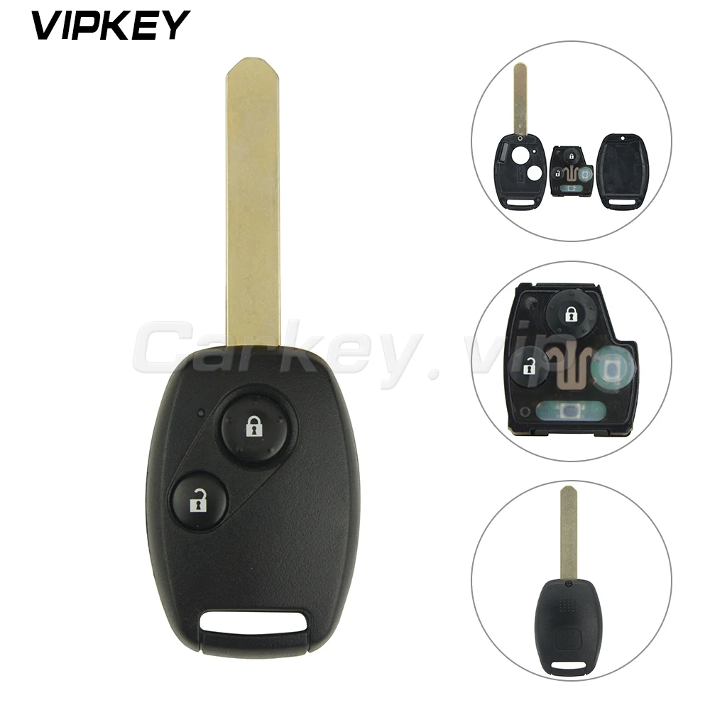 Дистанционный ключ для Honda Accord Civic Fit key 2 кнопки 313 8 МГц HON66 телефон с чипом ID46 2003 2004