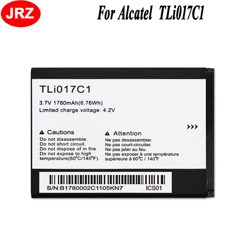 Аккумулятор TLi017C1 для Alcatel OneTouch PIXI 3 4 5 дюйма 5019D 5017D 5017A 5017X 5017 5027B 1780 мАч|Аккумуляторы