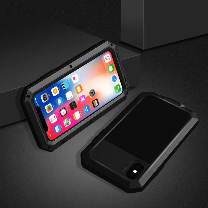 Doom Armor Life Shock Dropproof Shockproof Case for iPhone X Xs Max Xr 6 6S 7 8 Plus 5 5S SE Metal Aluminum Silicon Cover Coque | Мобильные