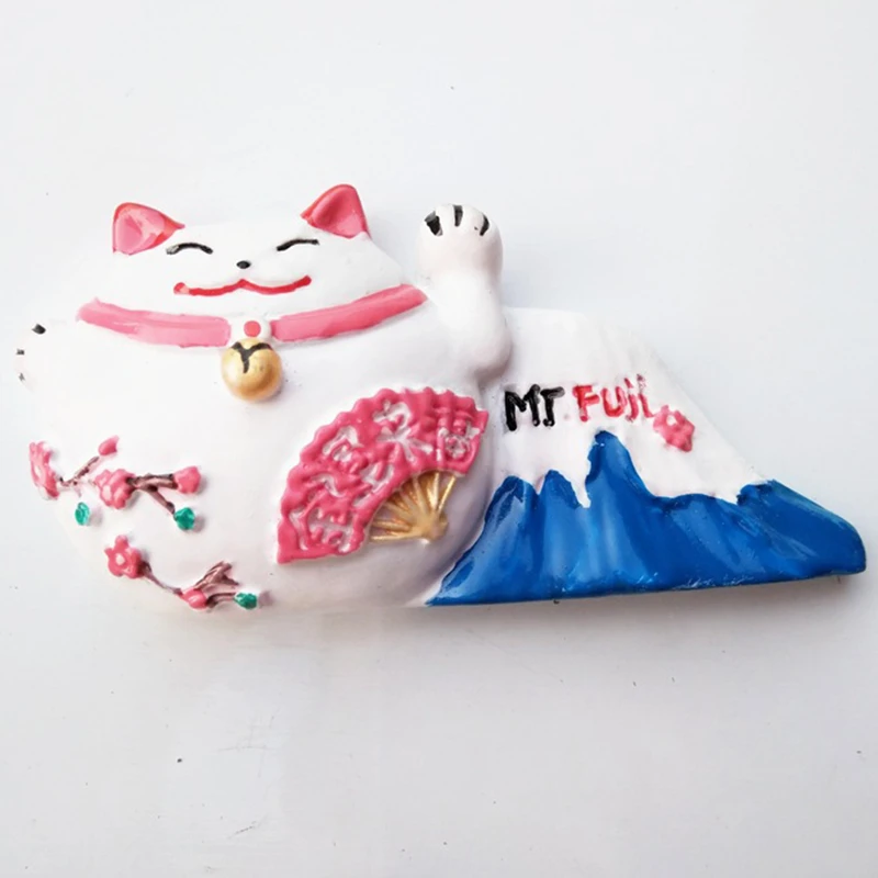 Личи Lucky Cat магнит на холодильник креативный животный дизайн магниты Kawaii