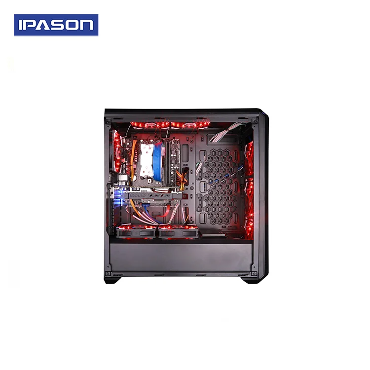 Ipason P5 Игровой ПК 9-ого Поколения Intel i5 8400/9400f 6-ти Ядерный 1050Ti 4ГБ DDR4 8ГБ Оперативная память 720ГБ SSD Настольный компьютер