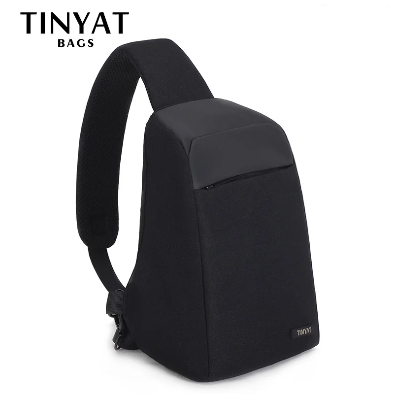 TINYAT Мужская Противоугонная сумка на плечо 7л нагрудная подходит для 9 7 дюймов ipad